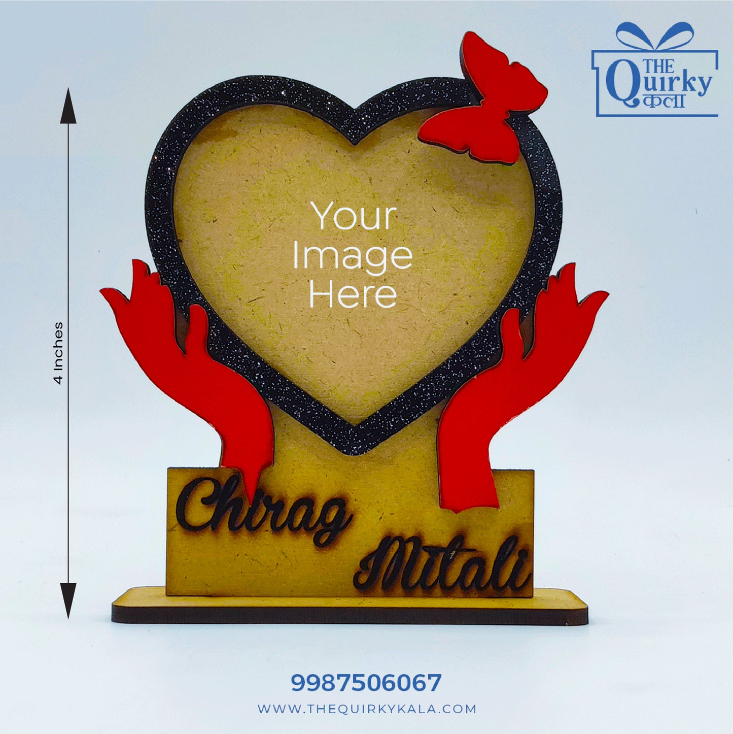 Heart & Hands Personalized Frame