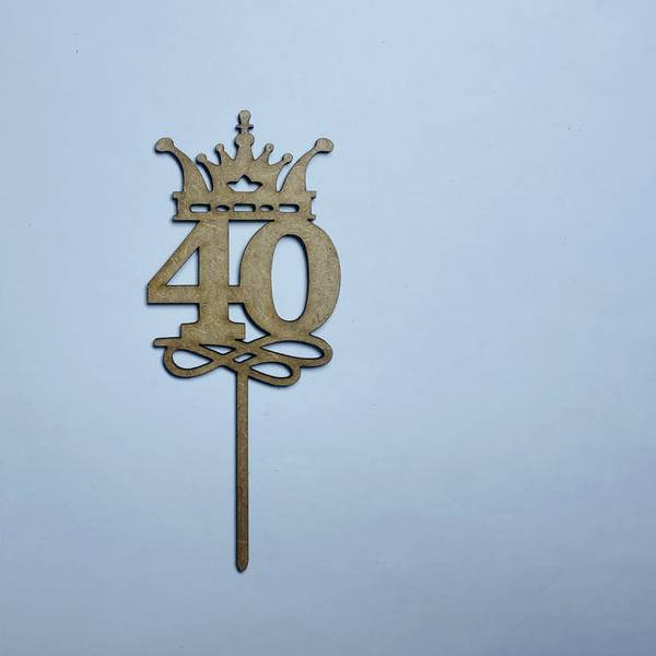 Age is Just a Number - Cake Topper