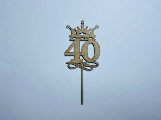 Age is Just a Number - Cake Topper