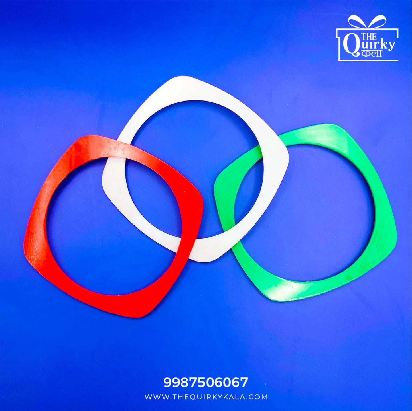 Tricolour Bangles