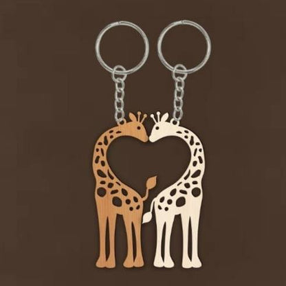 Cute Animals Couple Keychains
