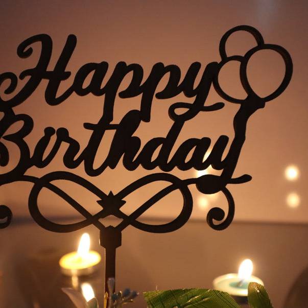 Happy Birthday - Cake Topper